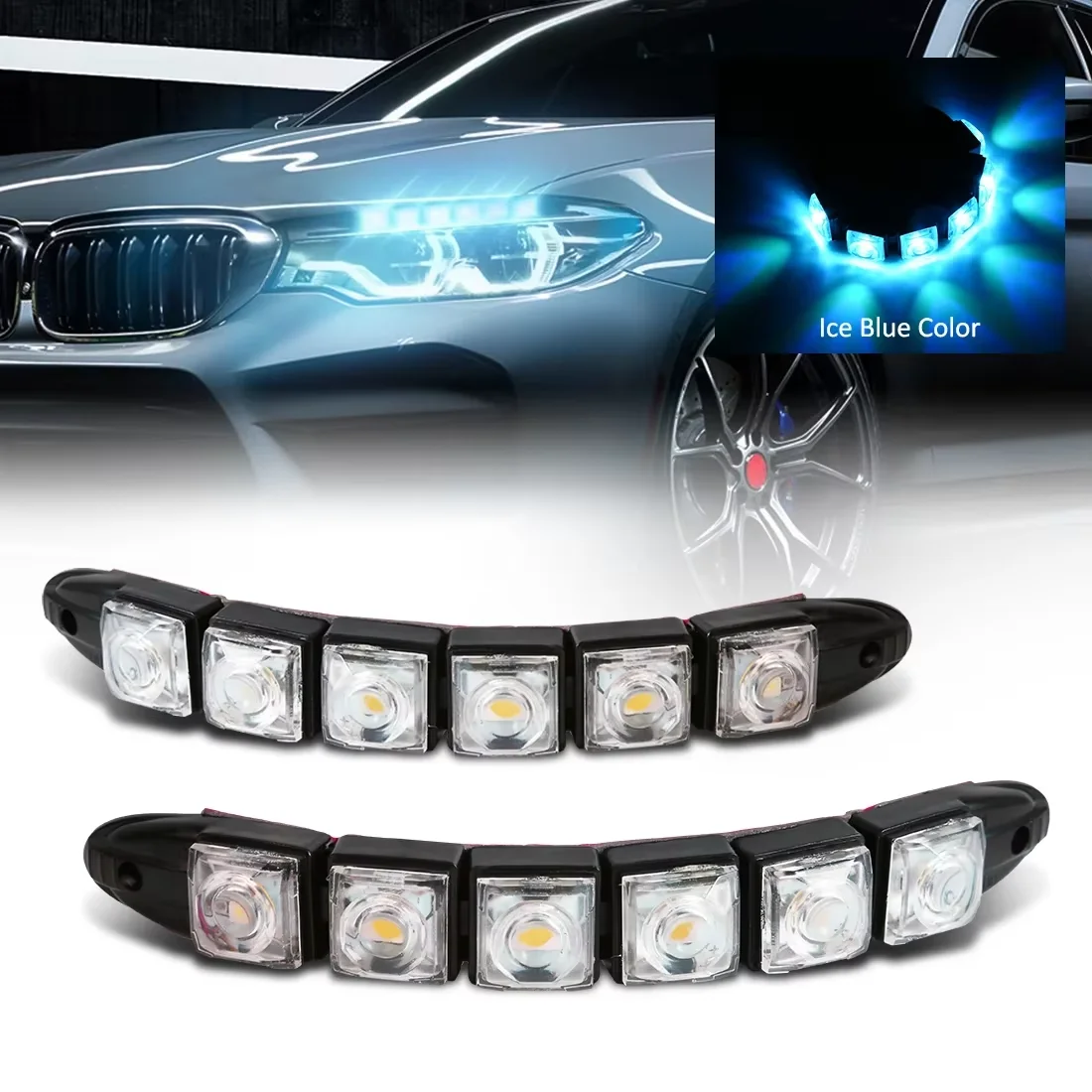 Ambient Led Strip - 2PCS LED impermeabile DRL Light Cars