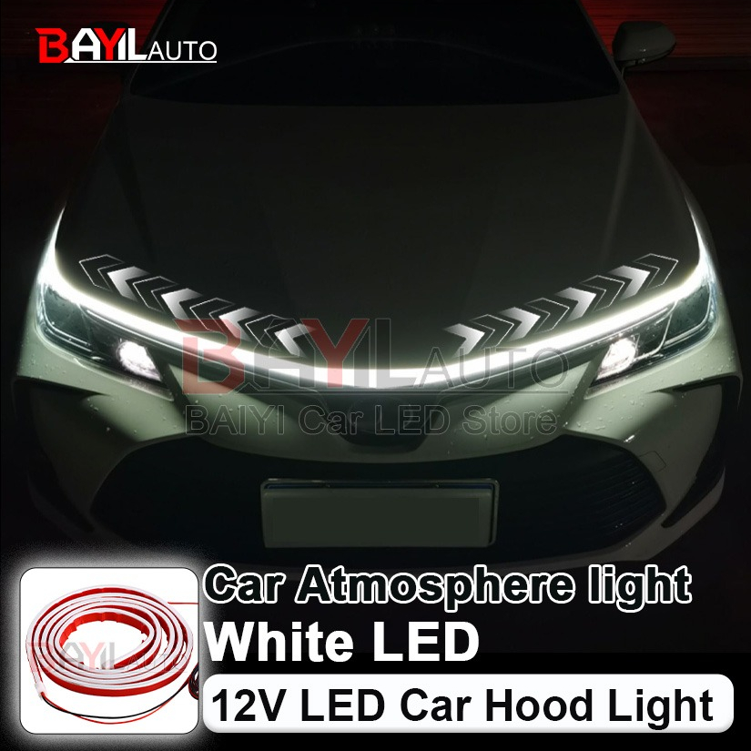 Ambient Led Strip - Striscia luminosa bianca per cofano auto