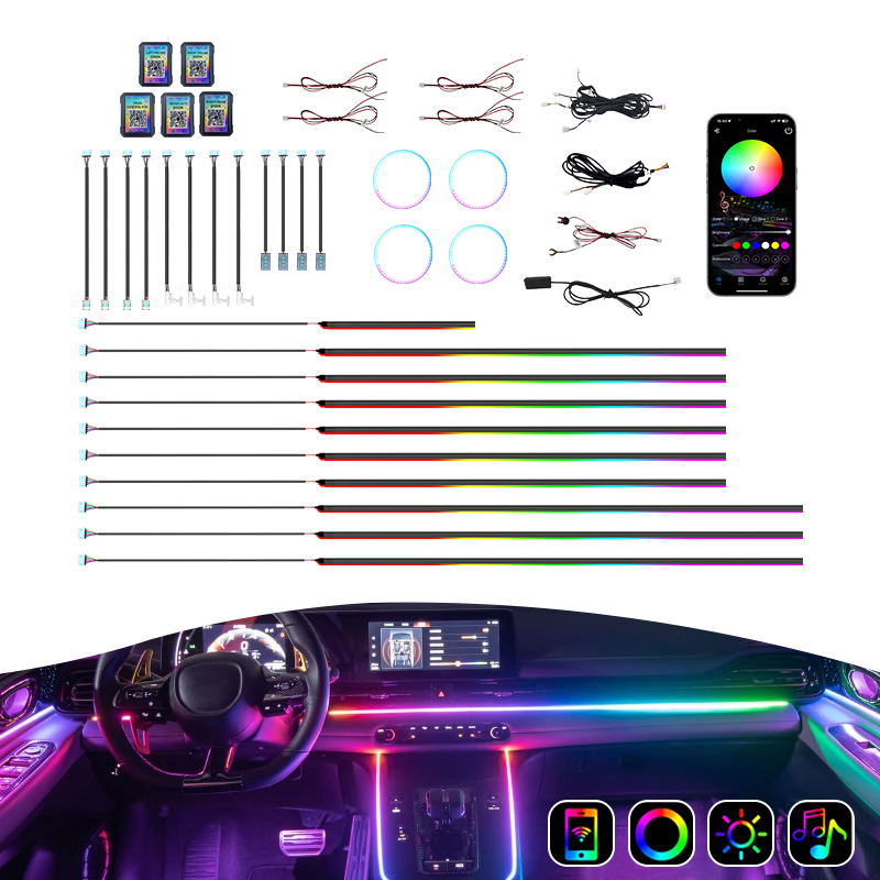 Ambient Led Strip - Kit Luci Ambientali per Auto N.1