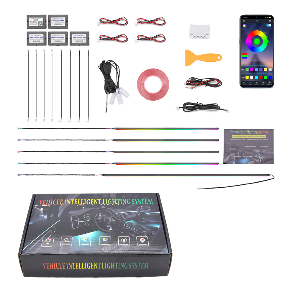 Ambient Led Strip - Kit Luci Ambientali per Auto 18