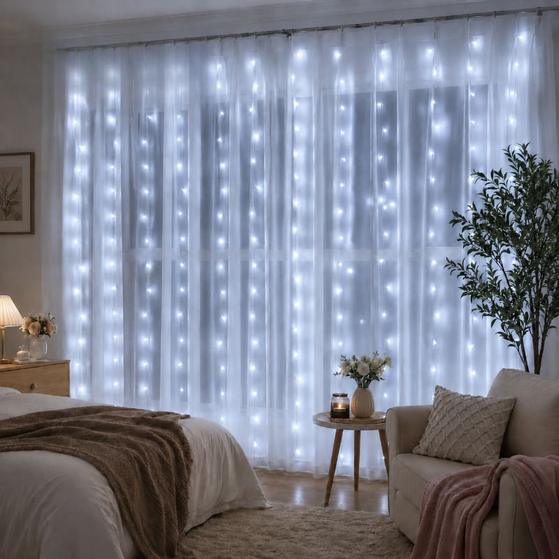 Fairy Light Curtain - Luci a stringa LED per tende