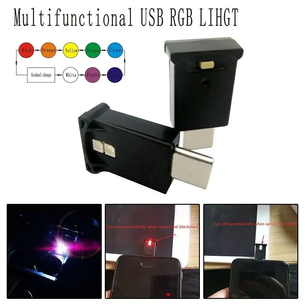Lighting Decor Inc - Mini USB-C Tipo-C Luci notturne a