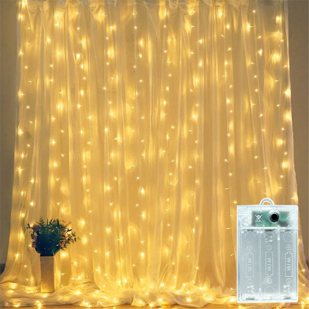 Fairy Light Curtain - Luci a LED a Batteria per
