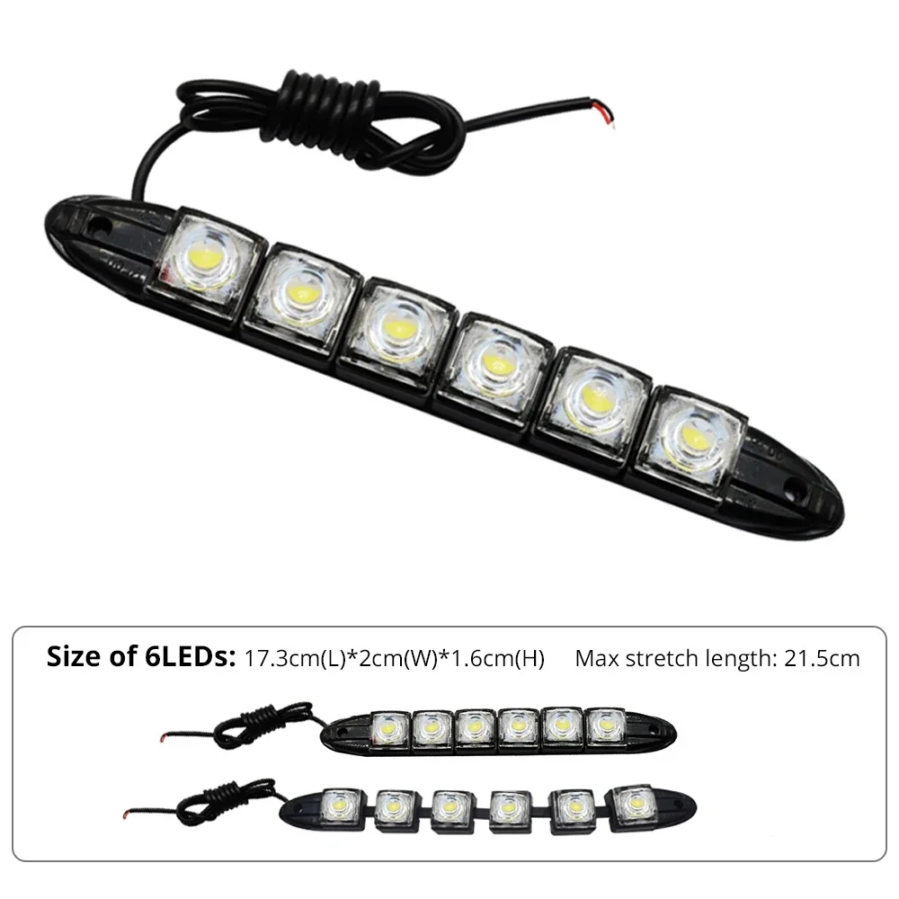 2PCS LED impermeabile DRL Ligh - Ambient Led Strip recensione e prezzo