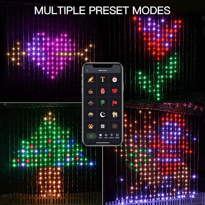 Luci a tenda LED festive, sinc - Fairy Light Curtain recensione e prezzo