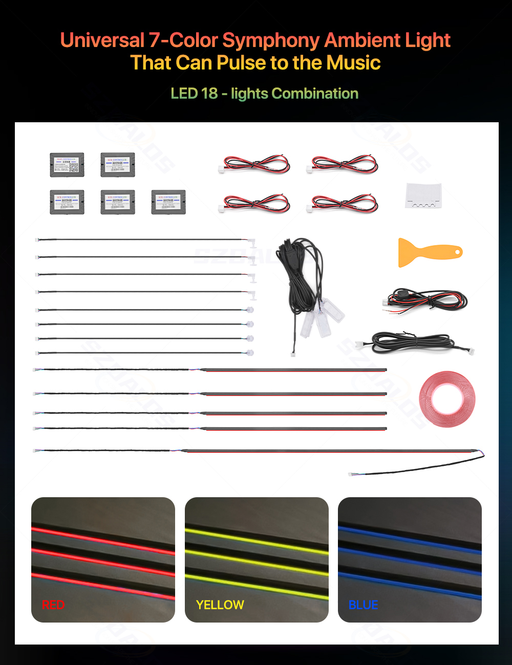 Kit Luci Ambientali per Auto 1 - Ambient Led Strip recensione e prezzo