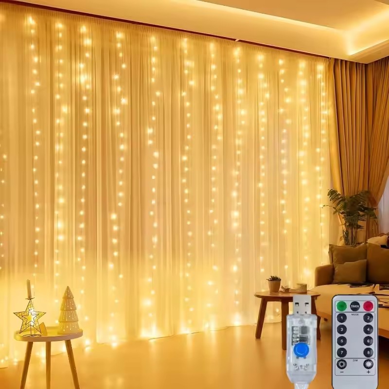 Luci a stringa LED per tende 3 - Fairy Light Curtain recensione e prezzo