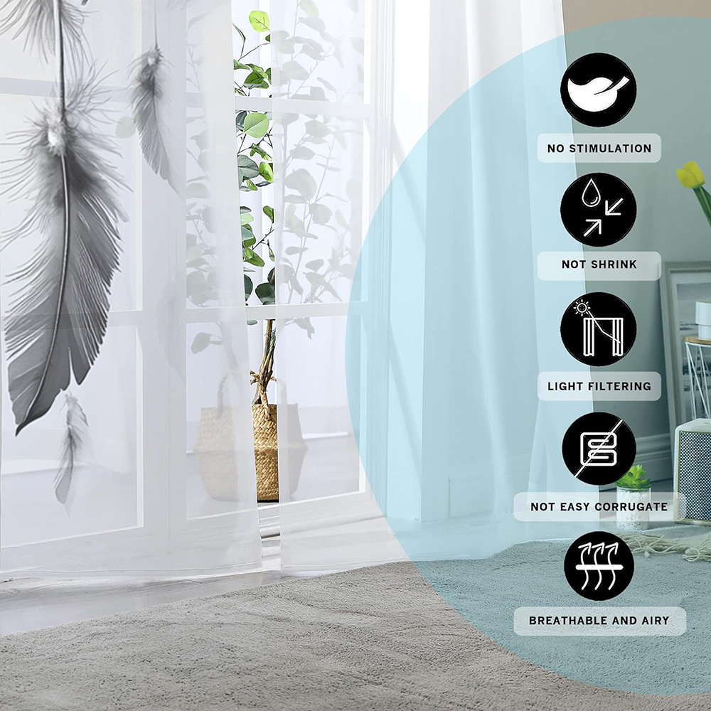 2 Pezzi di Tende Trasparenti c - Fairy Light Curtain recensione e prezzo
