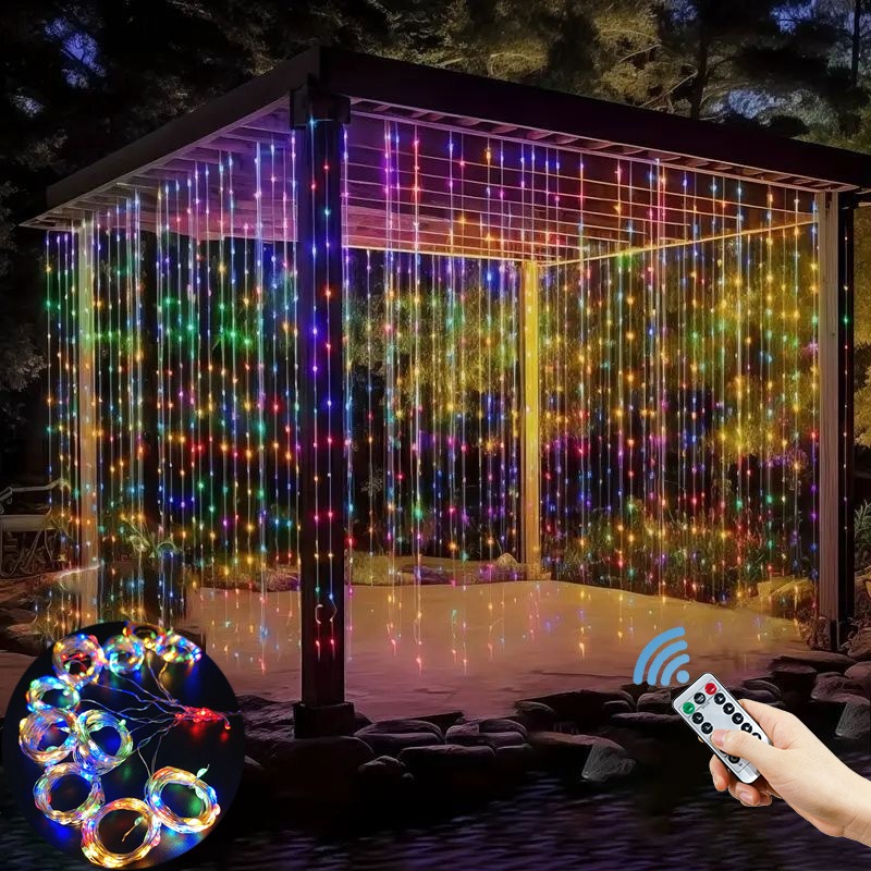 Luci a tenda LED 3/4/6m, Ghirl - Fairy Light Curtain recensione e prezzo