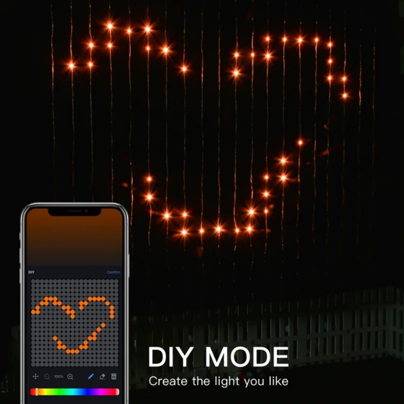 Luci per Tende Intelligenti RG - Fairy Light Curtain recensione e prezzo