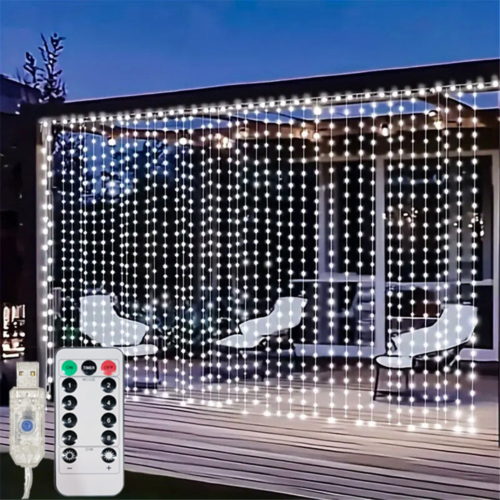 Tenda LED USB 3/6M 8 modalità  - Fairy Light Curtain recensione e prezzo
