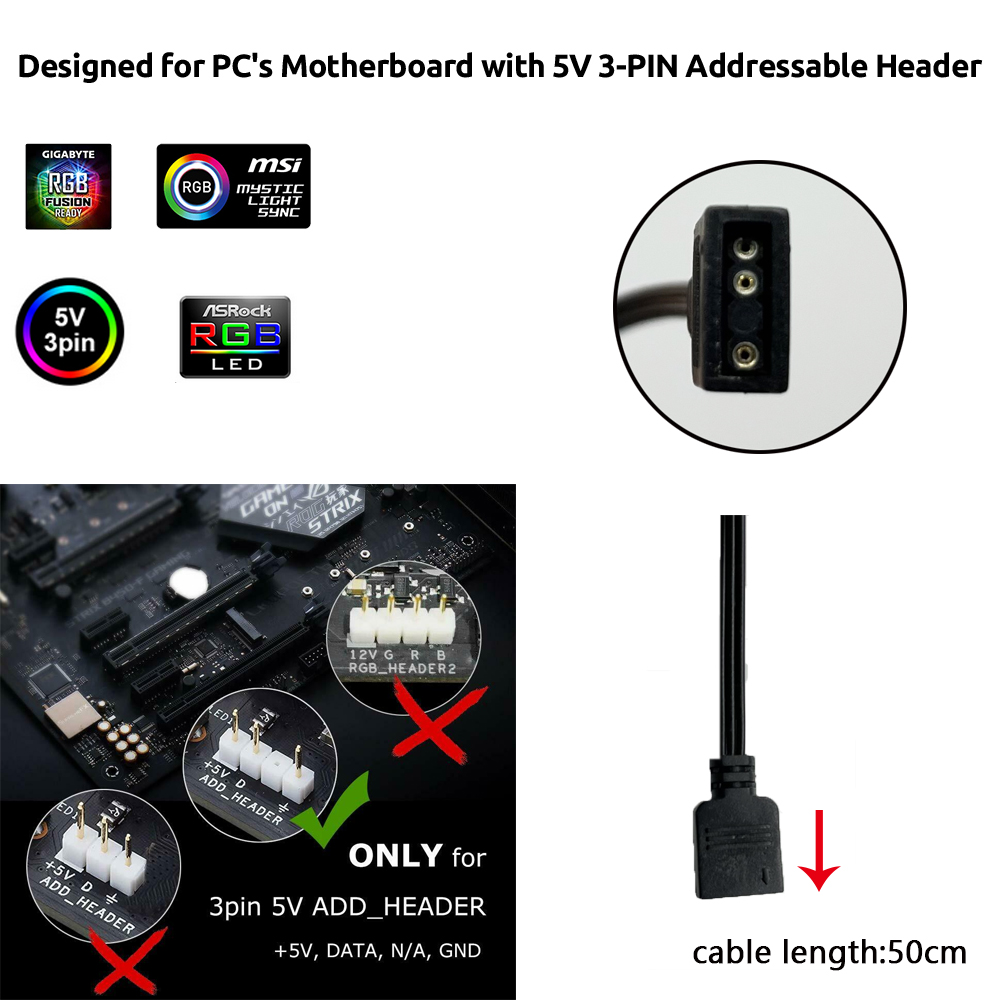 Striscia LED RGB 5V ARGB 3Pin  - Ambient Led Strip recensione e prezzo